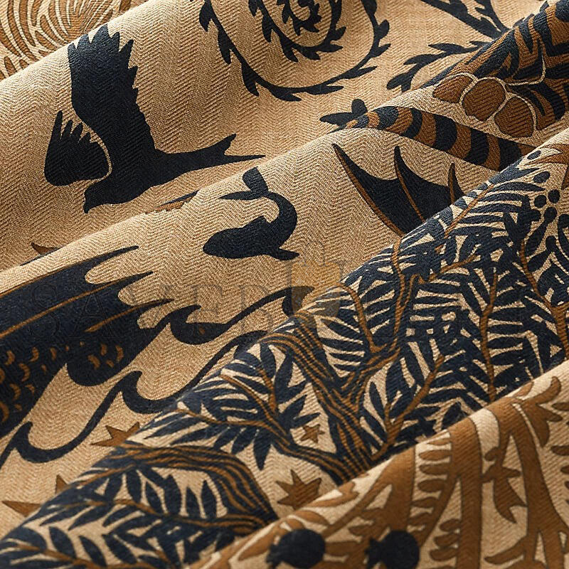 HERMÈS CHÂLE 140 SOUS LE CHARME D'ORPHÉE H244177SV08 (137*136cm)